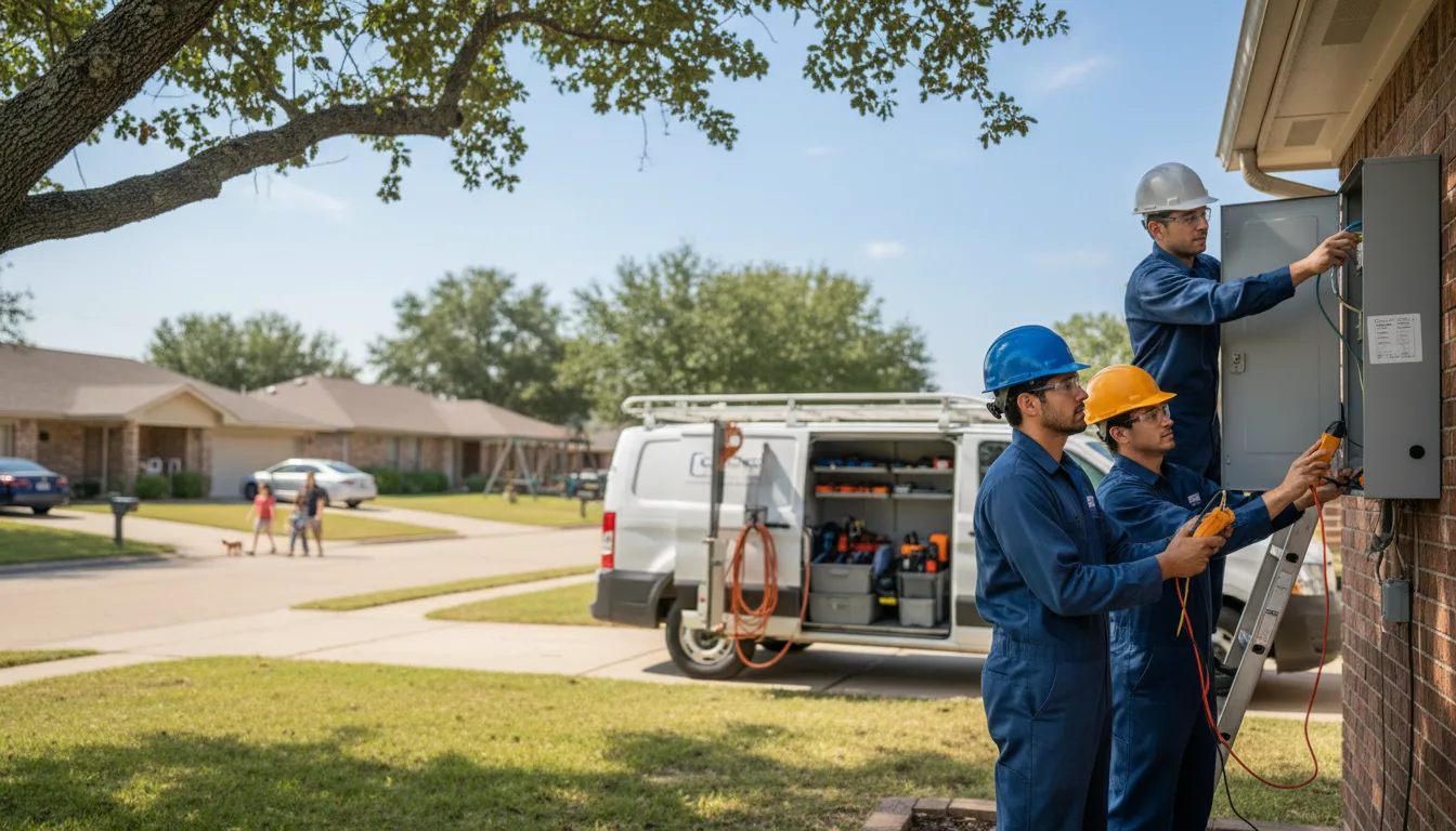 Certified electrician providing emergency electrical services in Algodones, NM